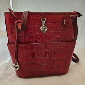 Shiny Red Brighton Handbag. Excellent condition! Comes with storage bag
